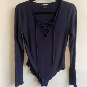 Navy Blue Nordstrom Bodysuit